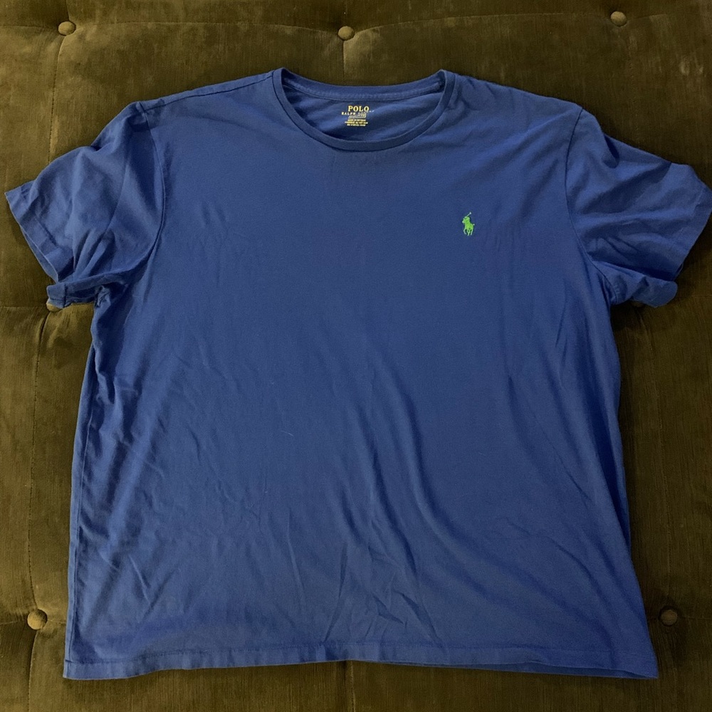 Gently Used Polo by Ralph Lauren Blue shirt Size XXL
